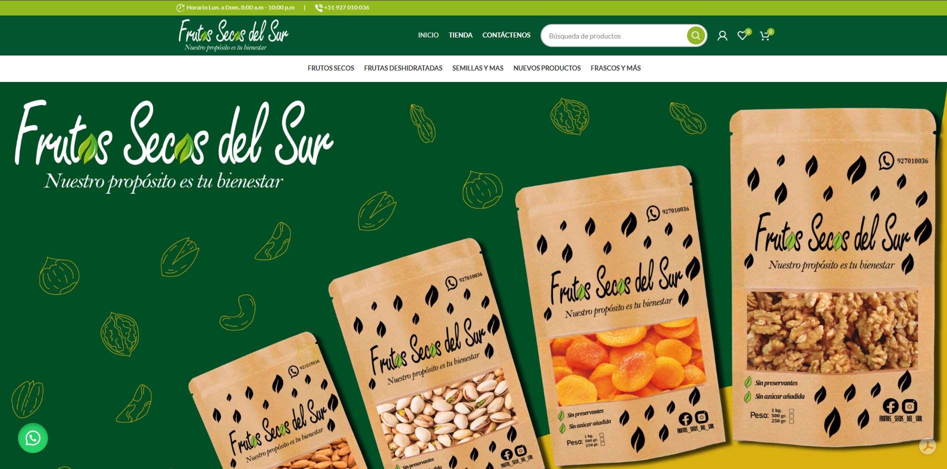 Web Frutos Secos Del Sur